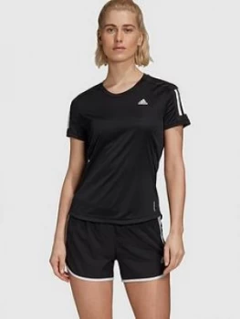 Adidas Own The Run Response Tee - Black