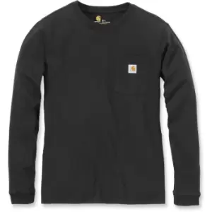 Carhartt Womens Pocket Workwear Rib Knit Long Sleeve T Shirt M - Bust 36-37' (91-94cm)