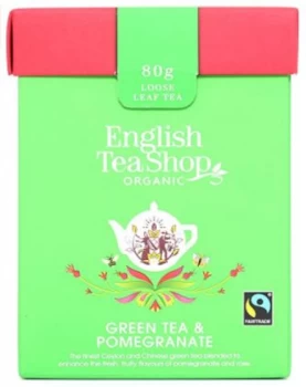 English Tea Shop Green Tea & Pomegranate Loose Tea - 80g