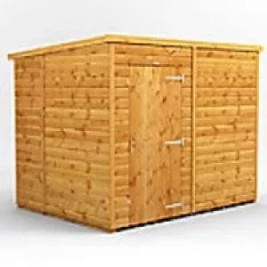 Power Garden Shed 86PPW Golden Brown 8x6