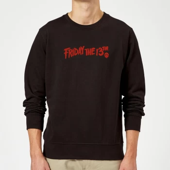 Friday the 13th Logo Sweatshirt - Black - M - Black