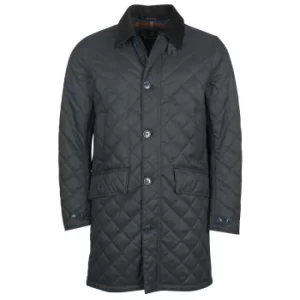 Barbour Mens Quilted Mac Coat Navy/Midnight Large