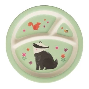 Sass & Belle Woodland Friends Bamboo Kid's Plate