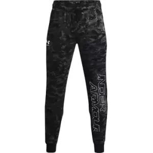 Under Armour Rival Fleece Camo Jogging Pants Mens - Black