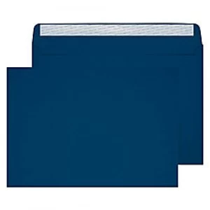 Creative Senses Velvet Envelopes C4 Peel & Seal 229 x 324mm Plain 140 gsm Blue velvet Pack of 125