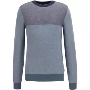 Boss Lagone Knit Jumper - Silver