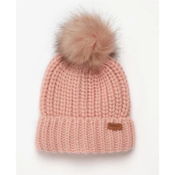 Barbour Girls Saltburn Beanie - Pink PI5