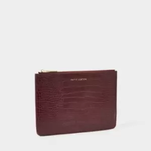 Burgundy Just For You Croc Pouch KLB2390