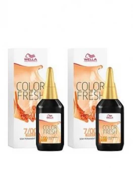 Wella Wella Professionals Color Fresh Semi-Permanent Colour Natural Medium Blonde 75ml Duo Pack