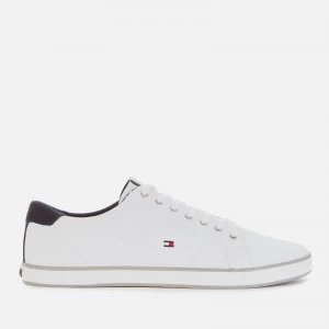 Tommy Hilfiger Mens Harlow Canvas Pumps - White - UK 9