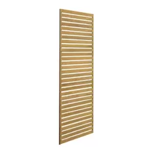 Forest Garden - Forest 6' x 2' Pressure Treated Slatted Trellis Panel (1.8m x 0.6m) - Natural Timber