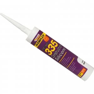 Everbuild Construction Silicone Sealant Brown 310ml