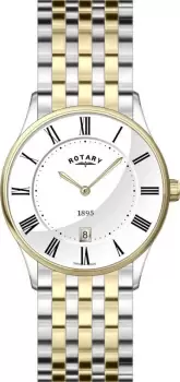 Rotary Watch Ultra Slim - White