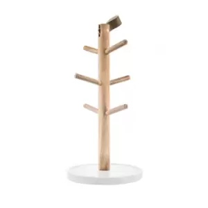 Kitchen Pantry Mug Tree Brown