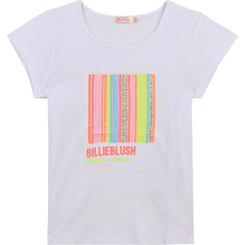 Billieblush / Billybandit U15857-10B Girls Childrens T shirt in White ans,4 years,5 years,6 years,10 years,12 years