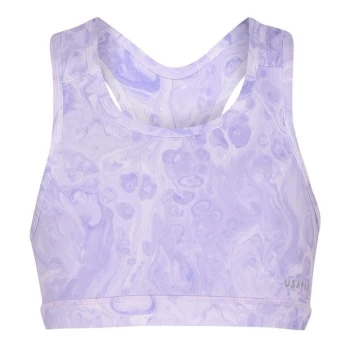 USA Pro Fitness Crop Top Junior Girls - Purple