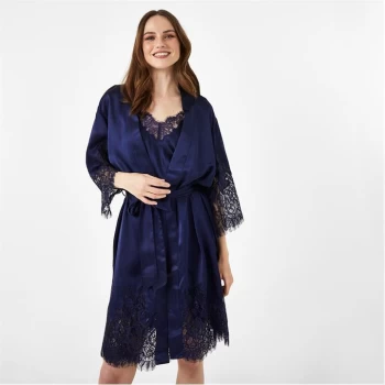 Biba BIBA Silk Robe - Midnight