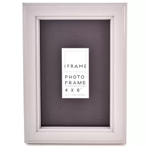 iFrame Grey Wood Finish Photo Frame A4