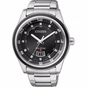 Citizen Eco-Drive Mens Stainless Steel Watch AW1274-63E