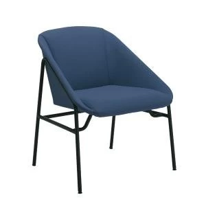 Jemini Navy Bistro Reception Armchair KF79232