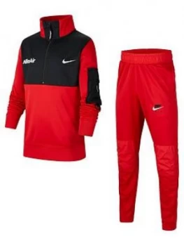 Nike Older Air Tracksuit - Red/Black