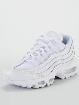 Nike Air Max 95 - White/White, Size 5, Women