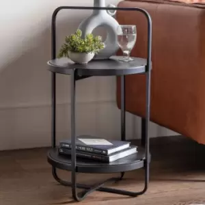 Dalton Side Table, Iron Black