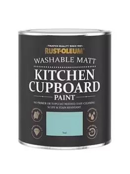 Rust-Oleum Kitchen Cupboard Paint Teal 750Ml