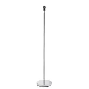 Gallery Interiors Owen Floor Lamp / Chrome Effect / Small