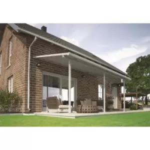 Palram - Canopia Feria Patio Cover 3X4.25 White Clear