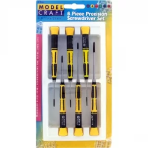 Model Craft PSD1602 6pce Phillips Screwdriver Set