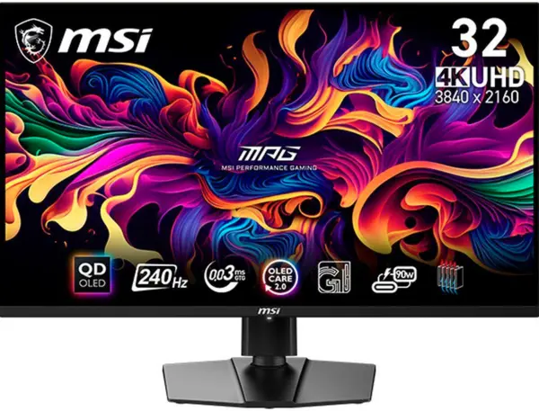 MSI 32" MPG321URX 4K Ultra HD Gaming OLED Monitor