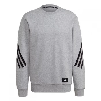 adidas Sportswear Future Icons 3-Stripes Sweatshir - Medium Grey Heather