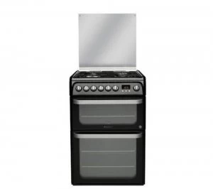 Hotpoint Ultima S HUD61K Dual Fuel Cooker