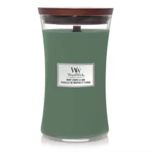 Woodwick Mint Leaves & Oak Scented Candle 609.5g