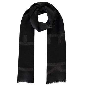 Ted Baker Tted Branded Woven Scarf - black