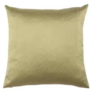 Palermo Sateen Cushion Gold / 45 x 45cm / Polyester Filled