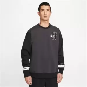 Nike Retro Fleece Crew Sweater Mens - Black