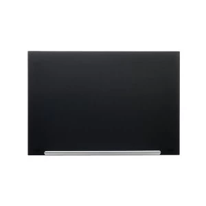 Nobo Diamond 993 x 559mm Glass Magnetic Glassboard Black with Fixing Kit