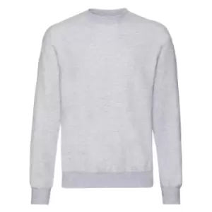 Fruit of the Loom Mens Classic Heather Drop Shoulder Sweatshirt (5XL) (Heather Grey)