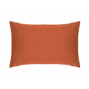 Easy Care Minimum Iron Pillowcase Terracotta