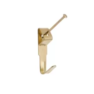 Picture Hook - Brass Plated - Medium - 25 Pack