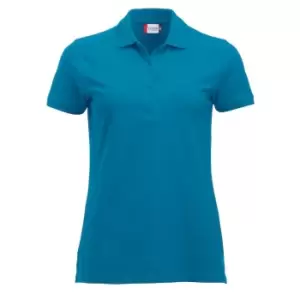 Clique Womens/Ladies Marion Polo Shirt (XS) (Turquoise)