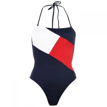 Tommy Bodywear Bandeau Swmsuit - 416 NAVY BLAZER