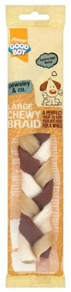 Good Boy Large Chewy Braid Dog Treats