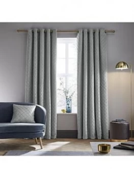 Catherine Lansfield So Soft Luxe Eyelet Curtains