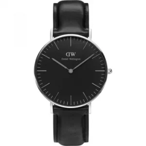 Mens Daniel Wellington Classic Black Sheffield Watch 36mm Watch