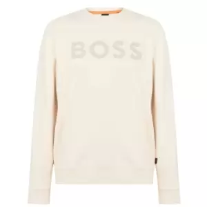 Boss Logo Sweater Mens - White