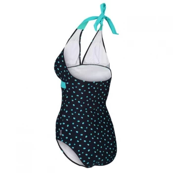 Regatta Flavia Swimming Costume - Navy Dot