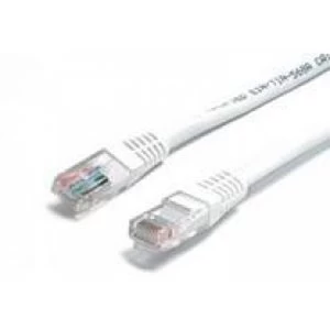 10 Ft White Molded Cat5e Utp Patch Cable